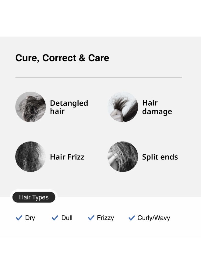 Cureskin Smooth and Shine Hair Serum for Dry Frizzy Hair Women and Men | Helps Reducing Hair Breakage, Frizz and Detangels for Strong, Protected and Shiny Hair - Image 4